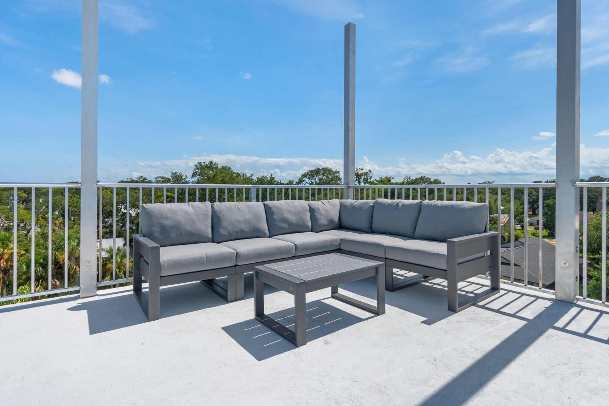 The Ray - Penthouse Suite - 360° Rooftop View St. Augustine Eksteriør bilde